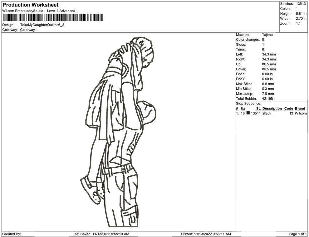 Take My Daughter outline