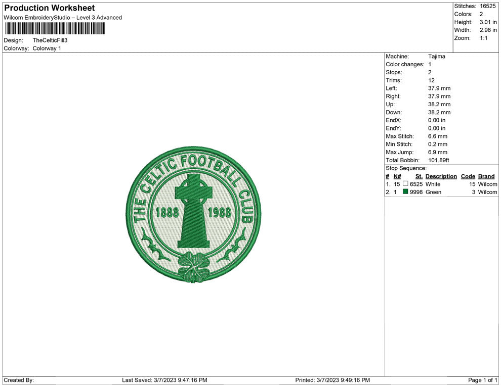 The Celtic fill
