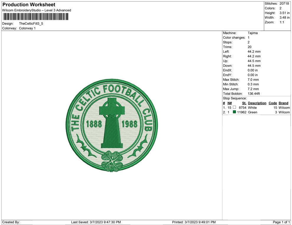 The Celtic fill