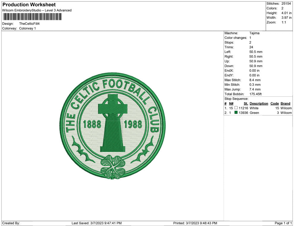 The Celtic fill