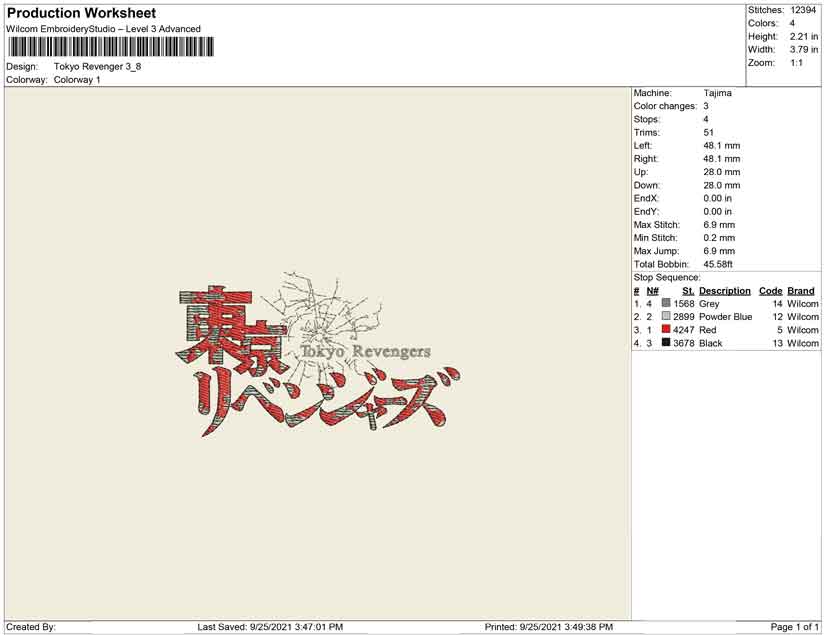 Tokyo Revenger typo