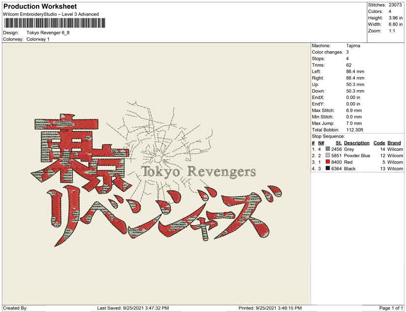 Tokyo Revenger typo