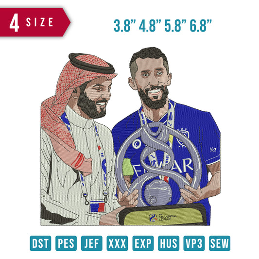 Trophy Soccer Celebration