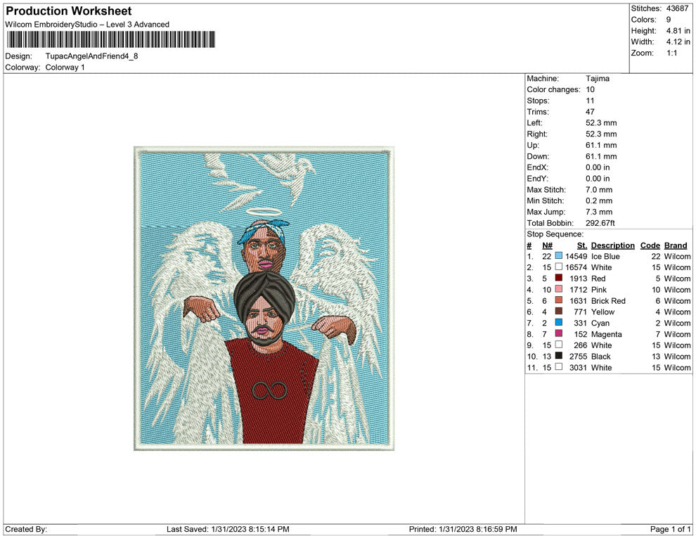 Tupac Angel and friend