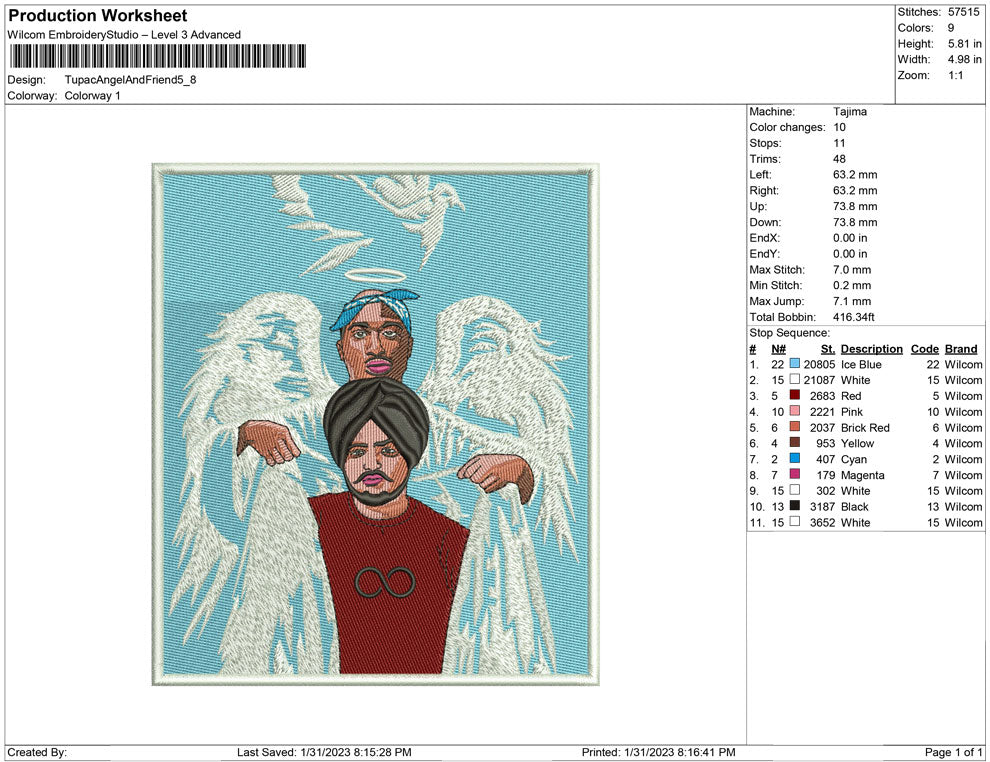 Tupac Angel and friend