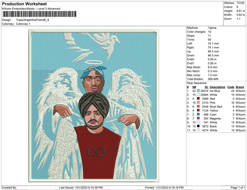 Tupac Angel and friend