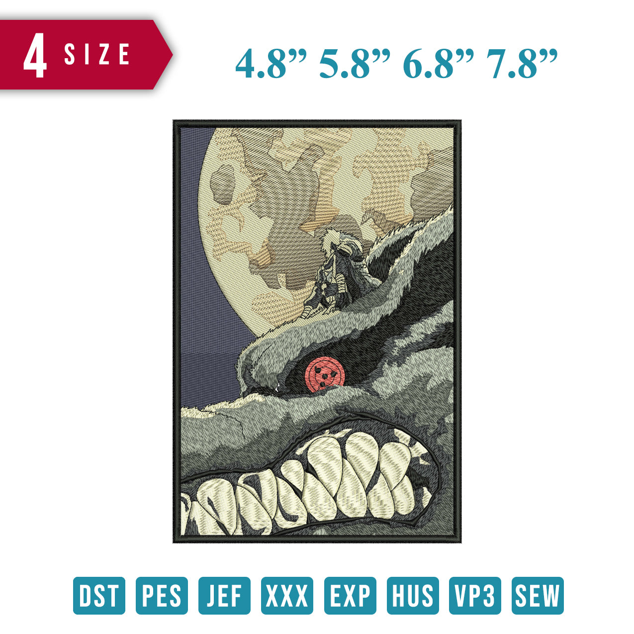 Uchiha Wolf and moon