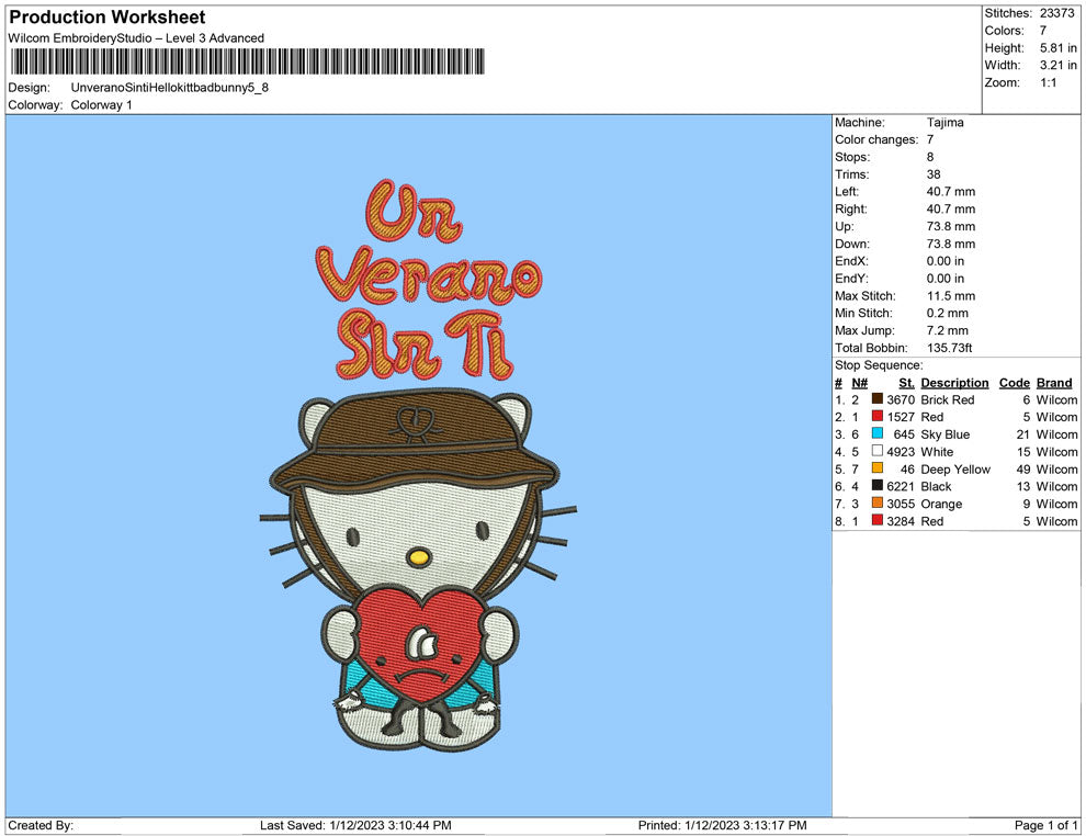 unverano sinti hello kitty bad bunny