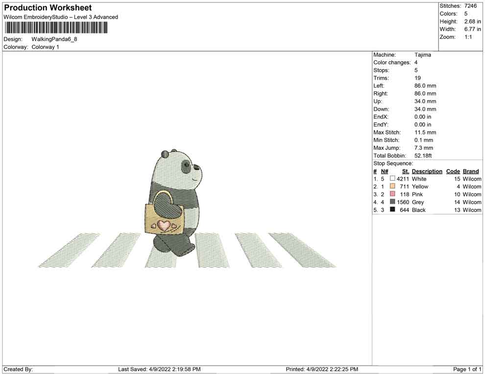 Walking Panda