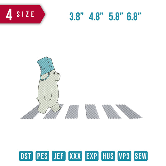 Walking White Bear