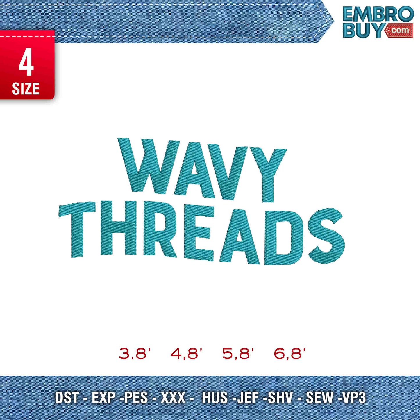Wavy Thread Letter