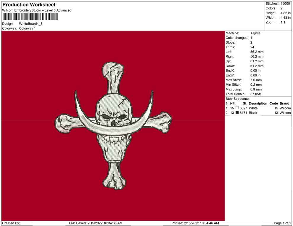 Jolly Roger White Beard