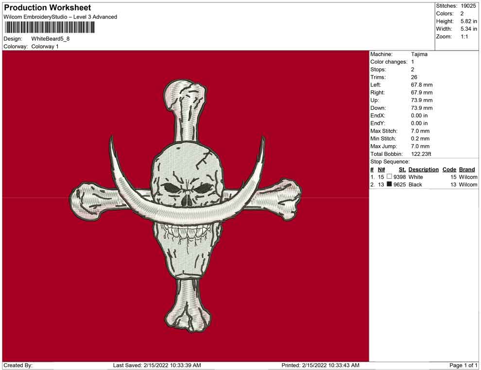 Jolly Roger White Beard