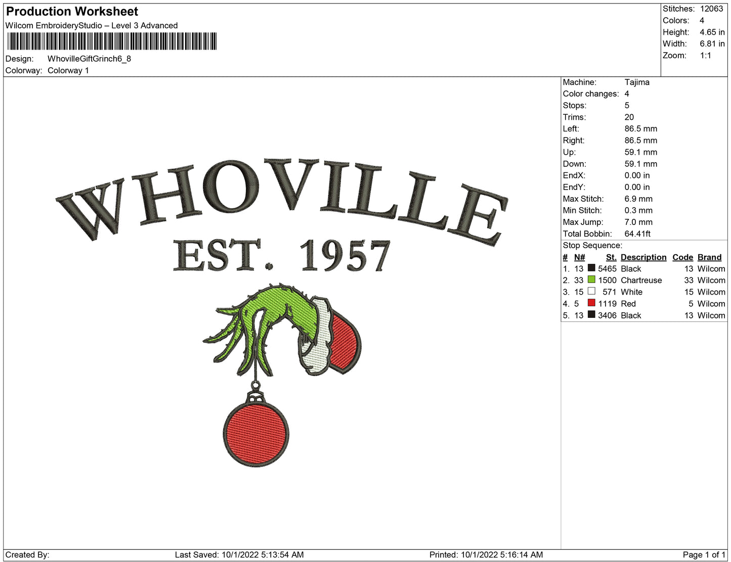 Wholeville Gift Grinch