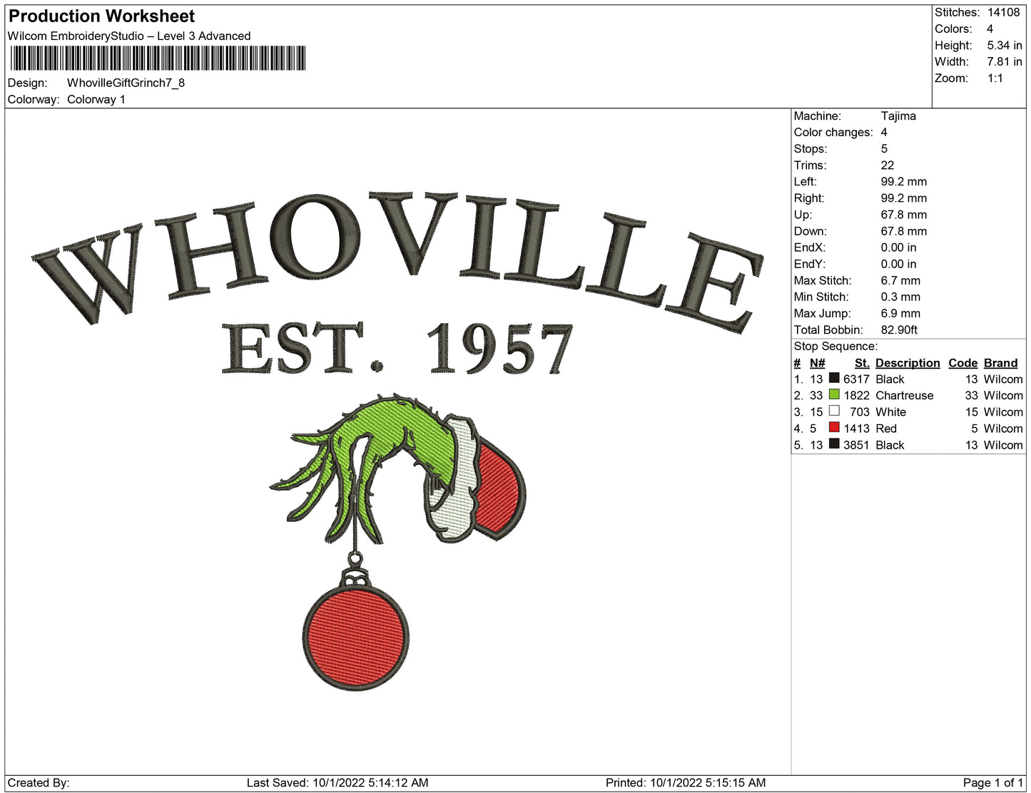 Wholeville Gift Grinch