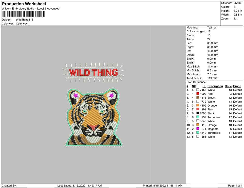 Wild Thing Tiger