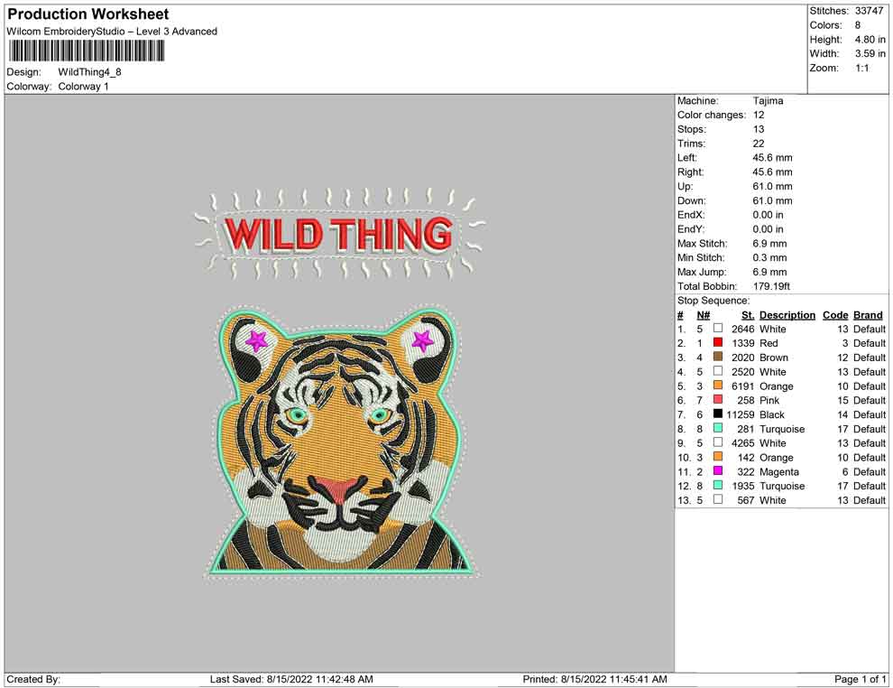Wild Thing Tiger