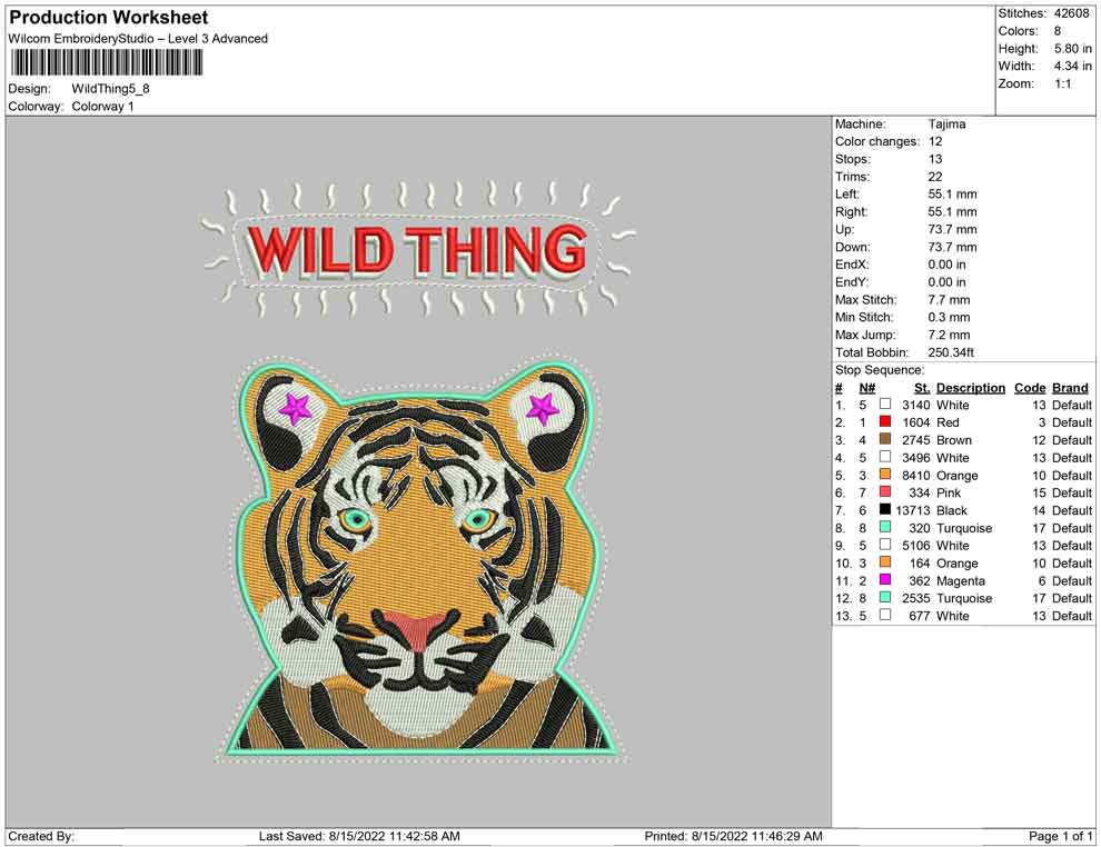 Wild Thing Tiger