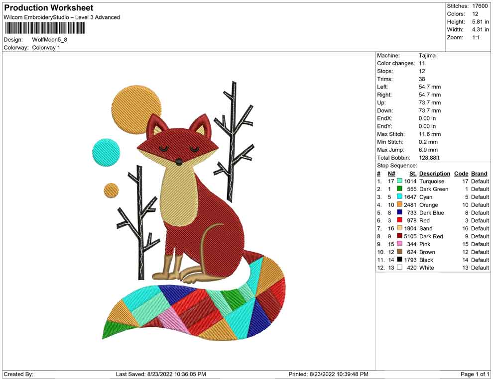 Wolf Moon Polygon