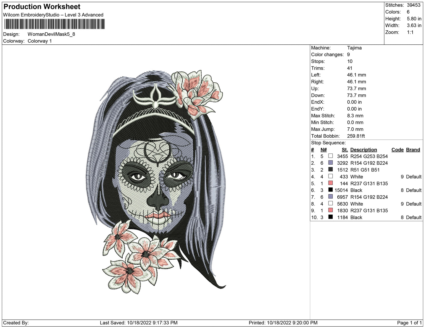 Woman Devil Mask