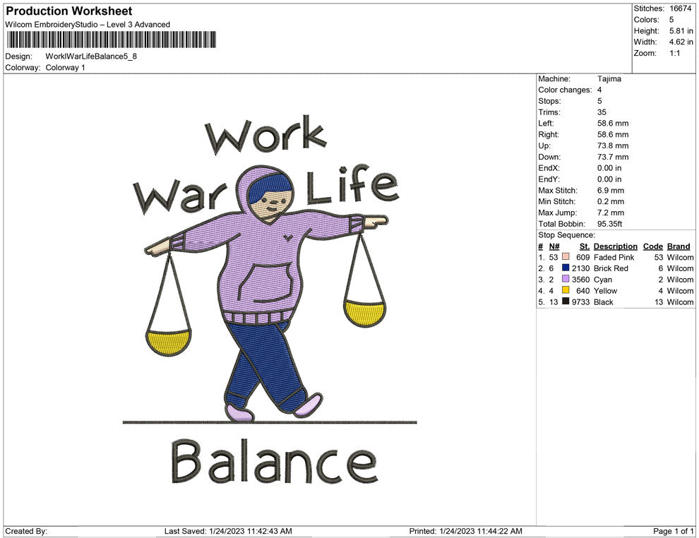 Work War Life balance
