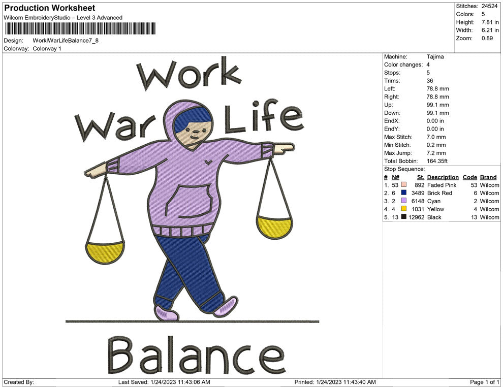 Work War Life balance