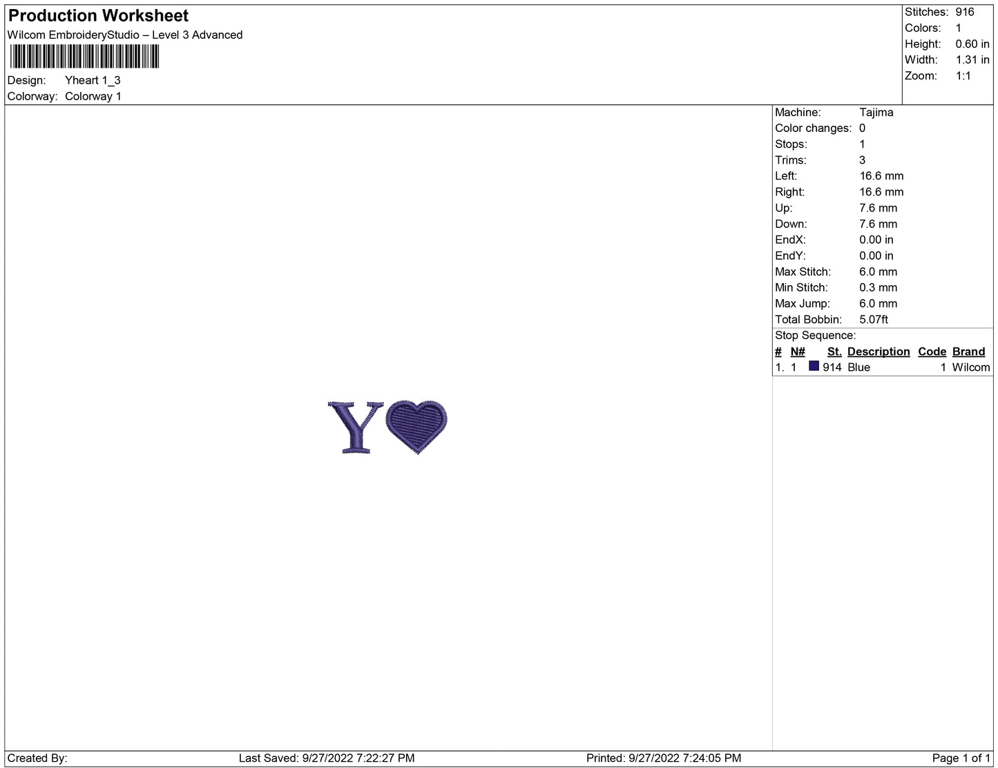 Y heart for wrist