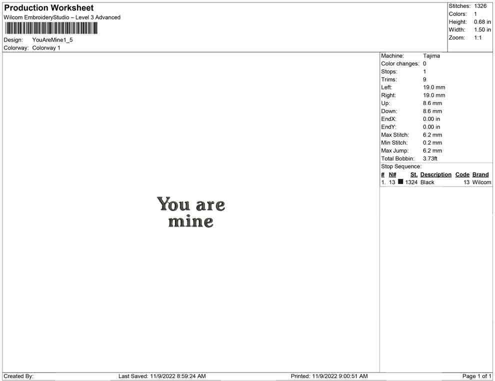 You are mine and Forever yours for wrist
