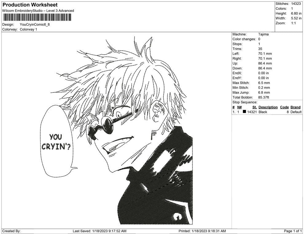you cryin comic