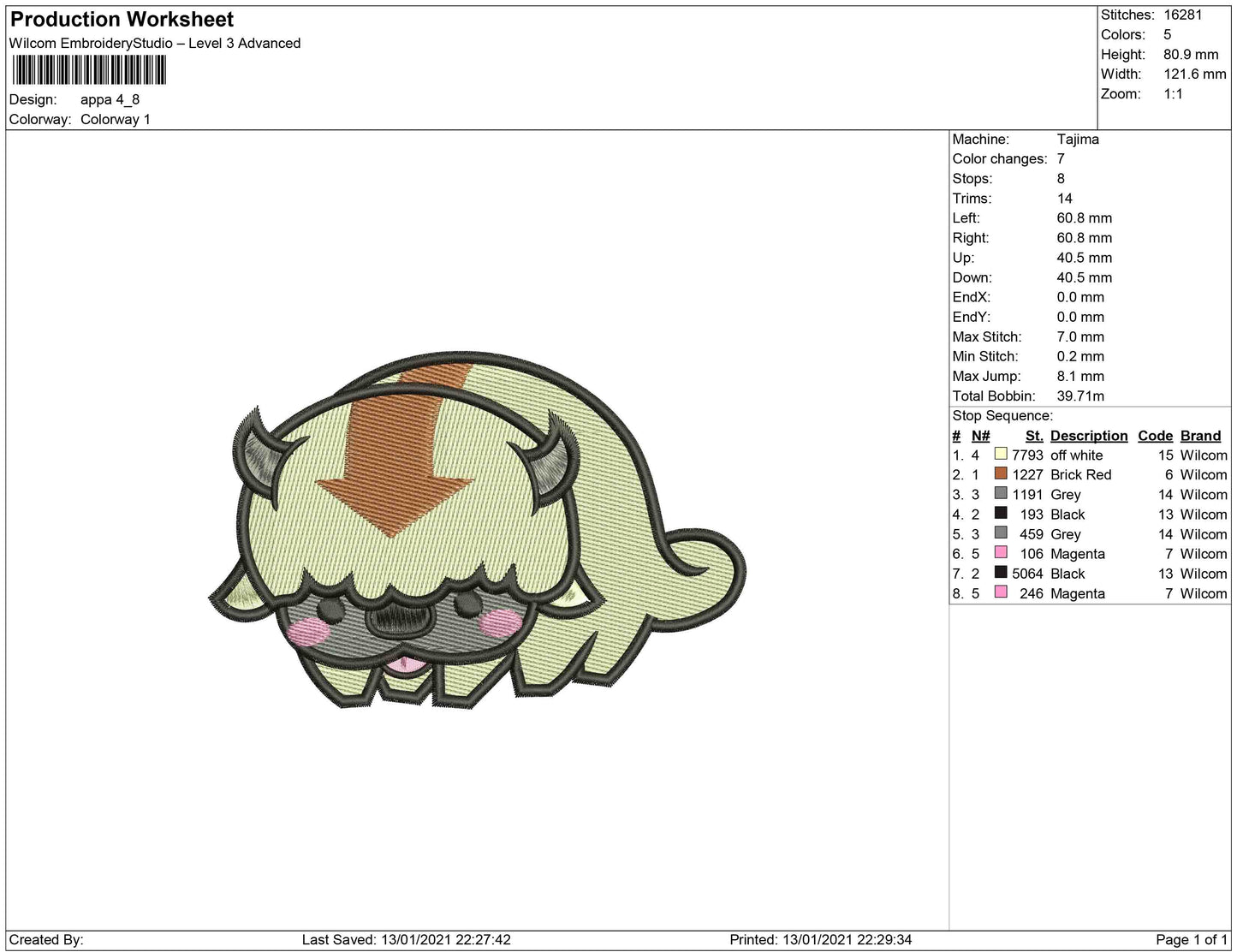 Flying bison anim