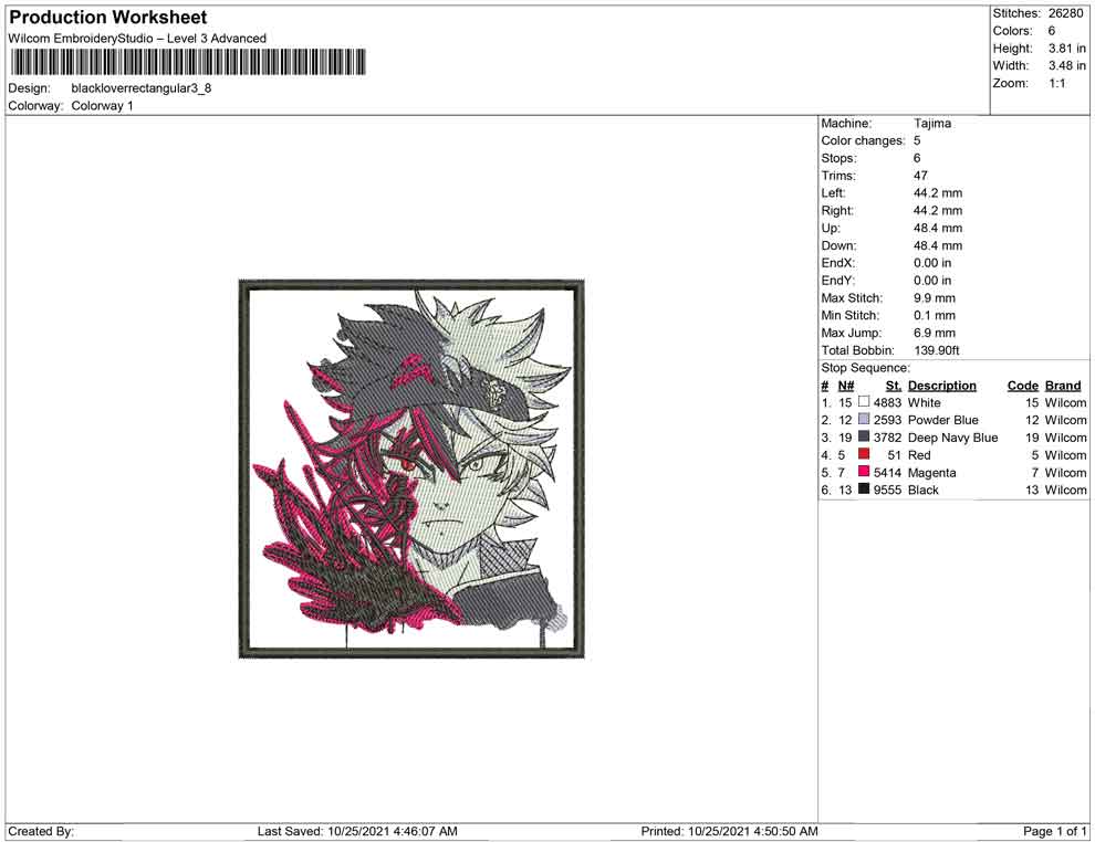 Black Clover Rectangular
