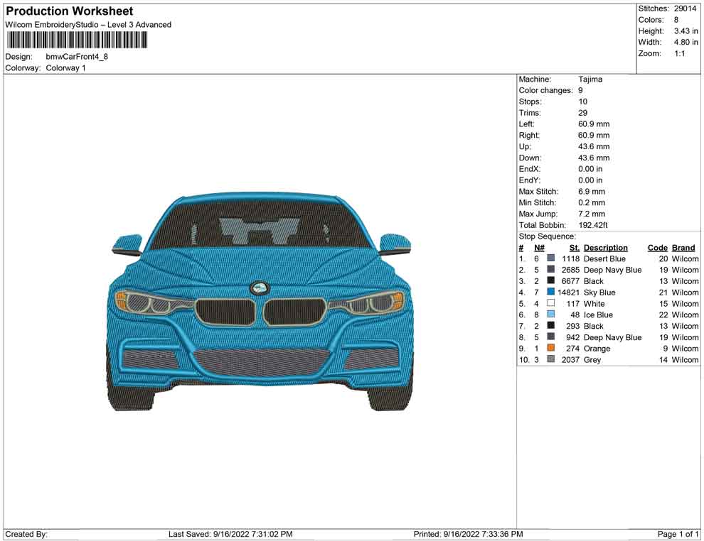 Bmw car front