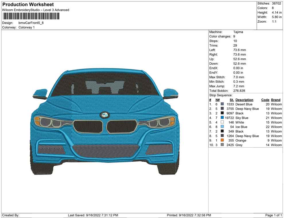 Bmw car front