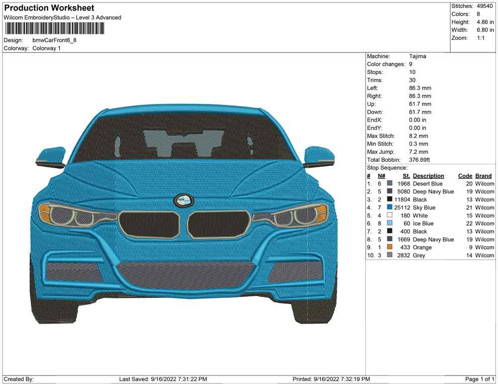 Bmw car front