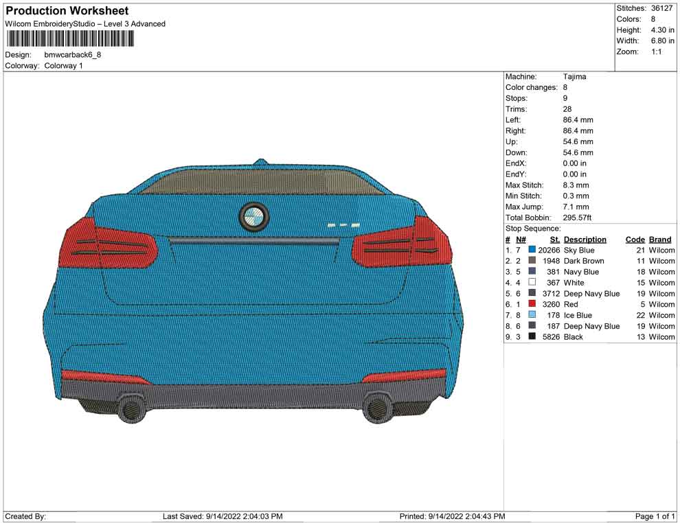 Bmw car back