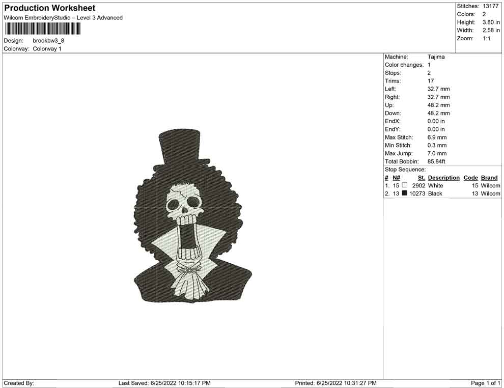 brook black white