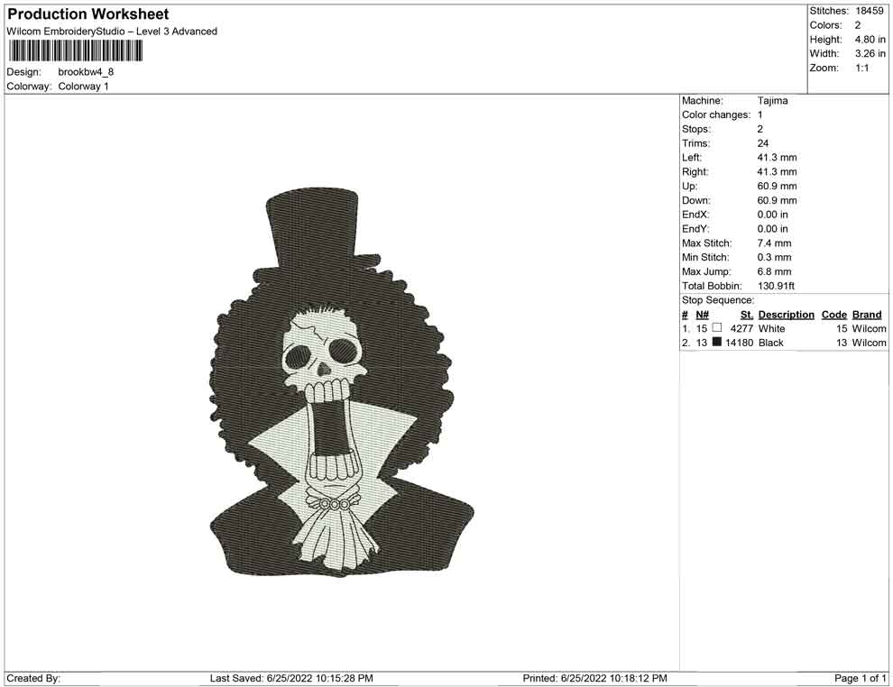 brook black white