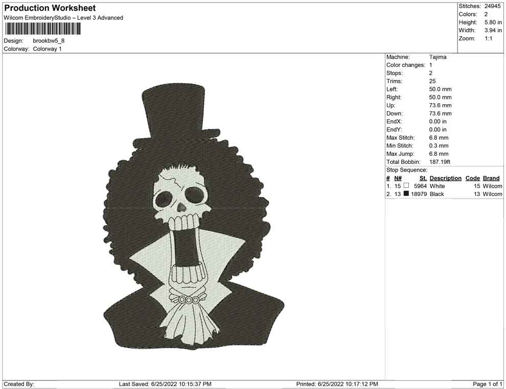 brook black white
