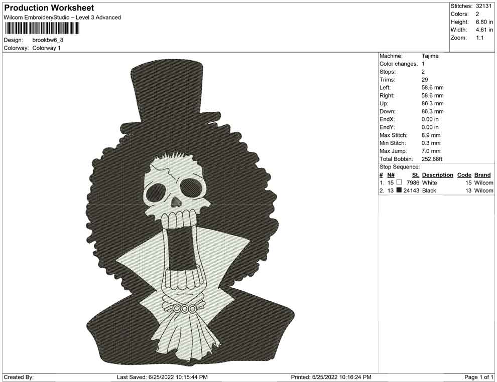 brook black white
