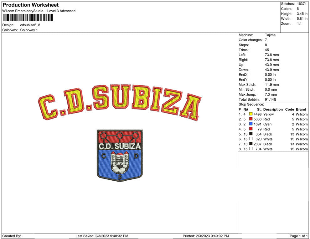CDSUBIZA