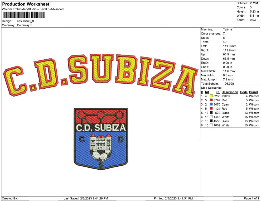 CDSUBIZA