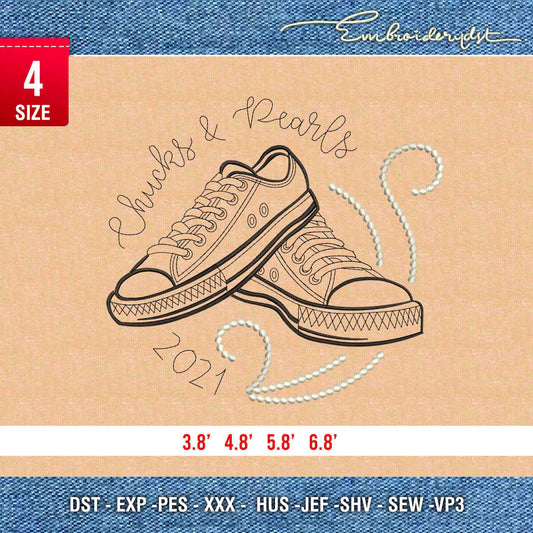 Chucks & Pearls one color