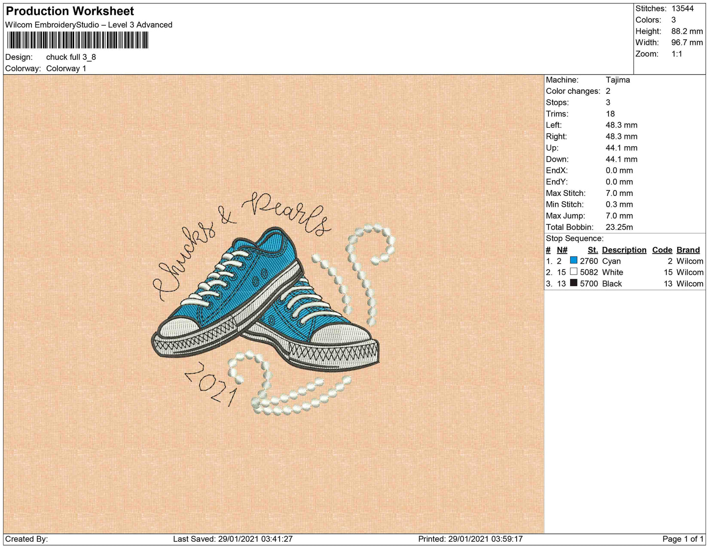 Chucks & Pearls full fill