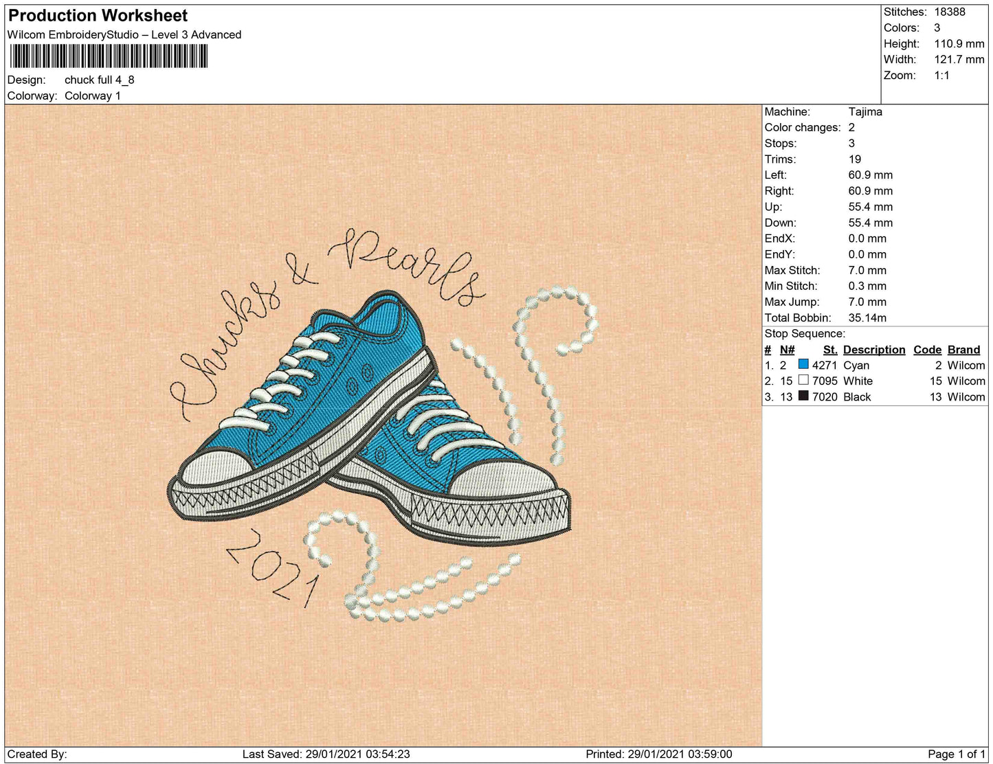 Chucks & Pearls full fill