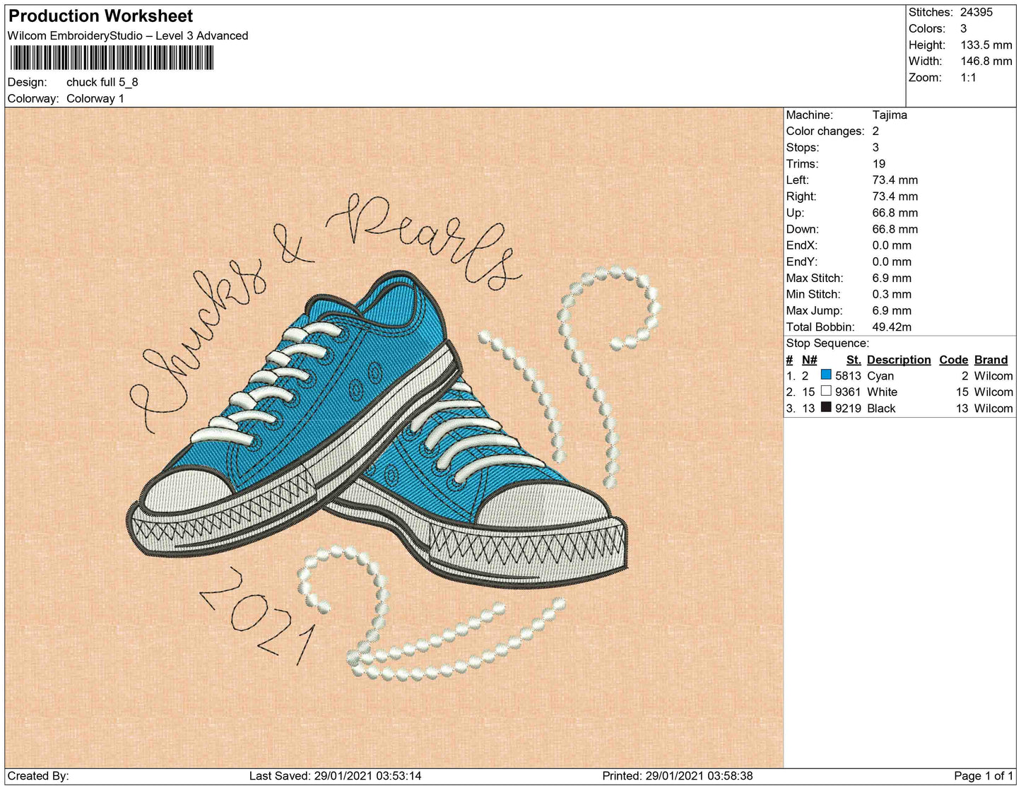 Chucks & Pearls full fill