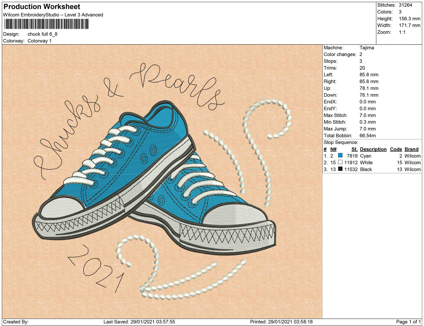 Chucks & Pearls full fill