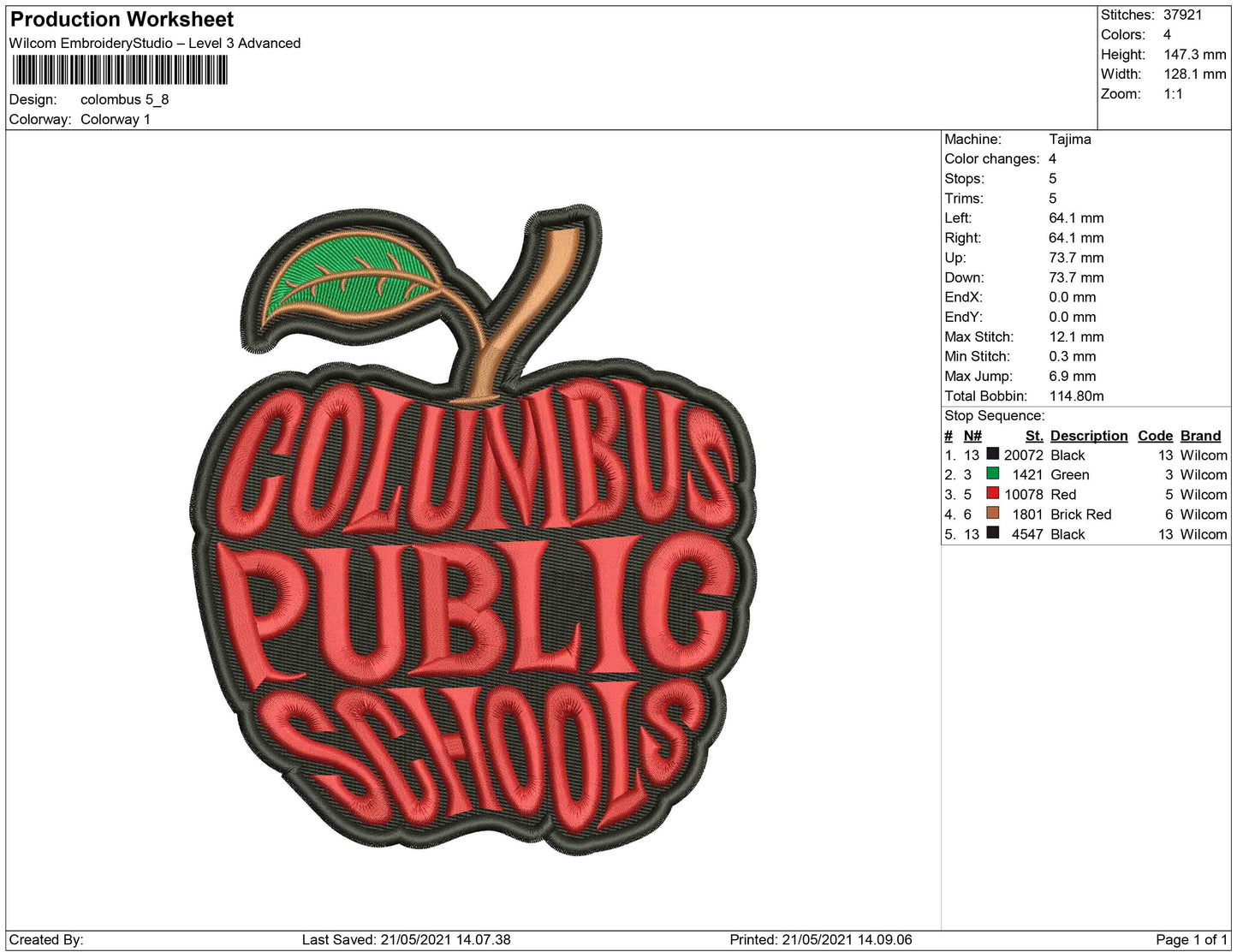 Columbus apple