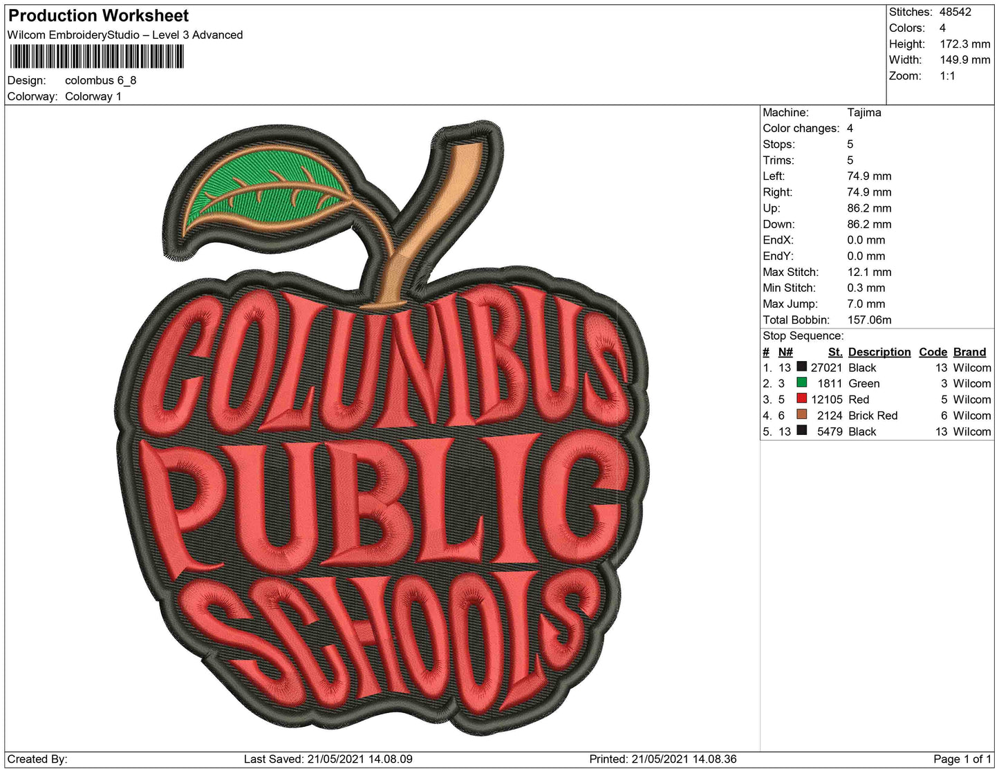 Columbus apple