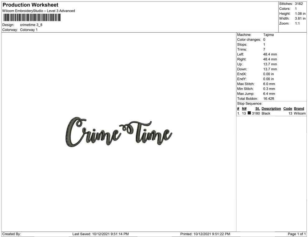 Crime time