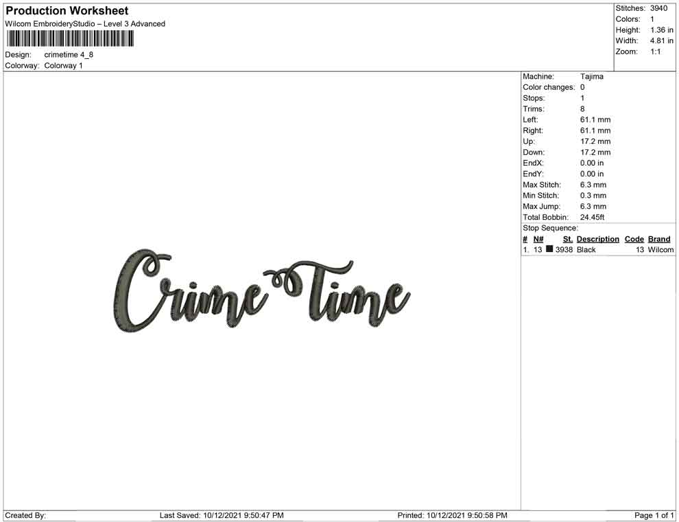 Crime time